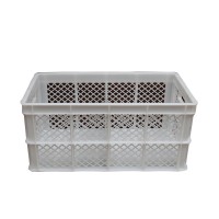 2 compartments Rectangular Plastic egg crate